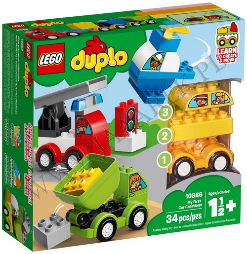 Klocki Lego 10886 Moje Pierwsze Samochodziki Duplo