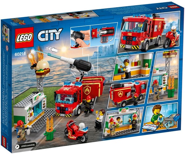 Klocki Lego 60214 Na Ratunek W Płonącym Barze City