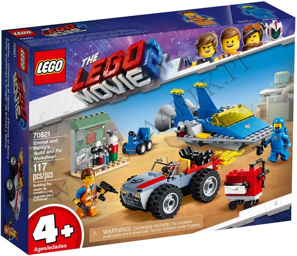 Klocki Lego 70821 Warsztat Emmeta I Benka Lego Movie 2