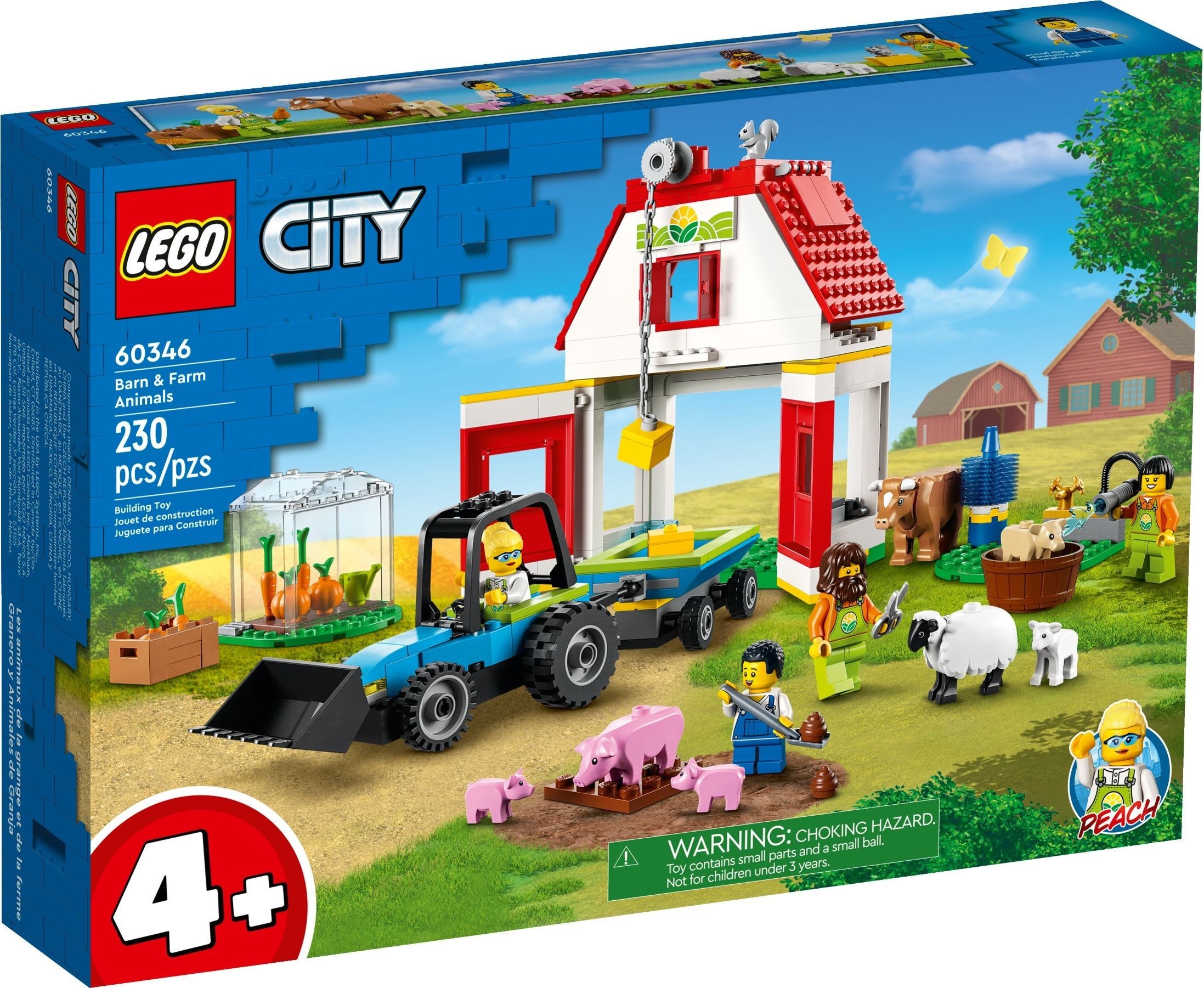 Klocki LEGO 60346 Stodoła i zwierzęta CITY